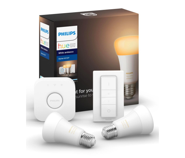 Philips Hue White ambiance Zestaw startowy 2xE27 806lm - 695745 - zdjęcie 2